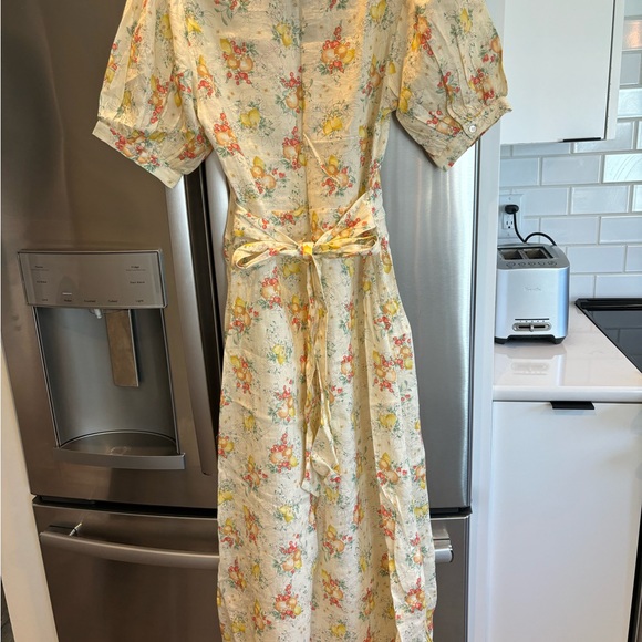 BNWT Doen Wisteria Dress in Orchard Botanical Print - Picture 4 of 6